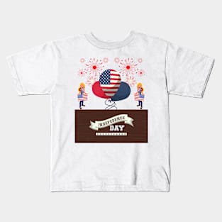 America Day independence Kids T-Shirt